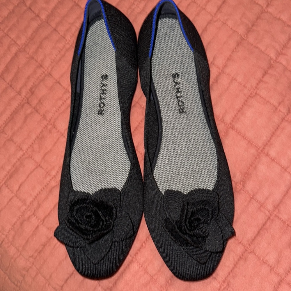 Rothy's Women's Black Flats size 12.5